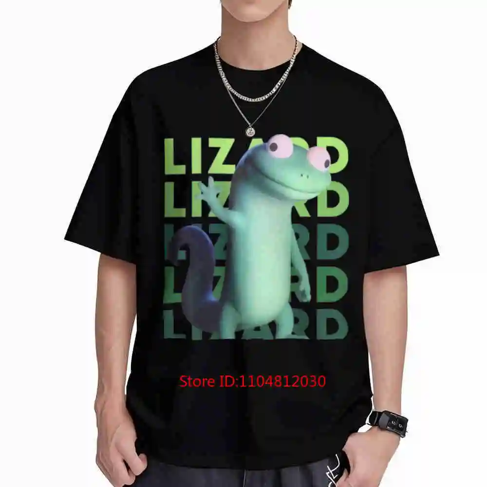 Funny Elio Lizard Meme Vintage Y2K Reptilian Short Sleeve Tee 100% Cotton T-Shirt