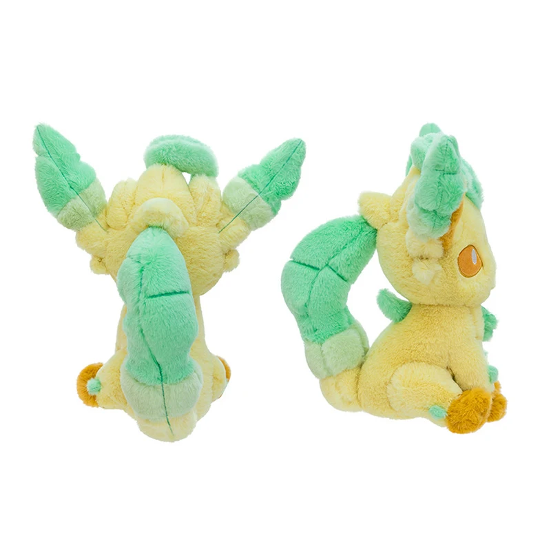45/80cm Duży Pluszak Leafeon Pokemon Zabawka Lalka Kreskówkowa Ozdoba Wypchana Pluszowa Maskotka Kawaii Eevee Poduszka Prezent Pokemon dla Dzieci