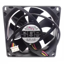 New original EFC-08E12D-EF03 8cm 8025 12V 0.40A 80*25mm 3-wire speed measuring cooling fan