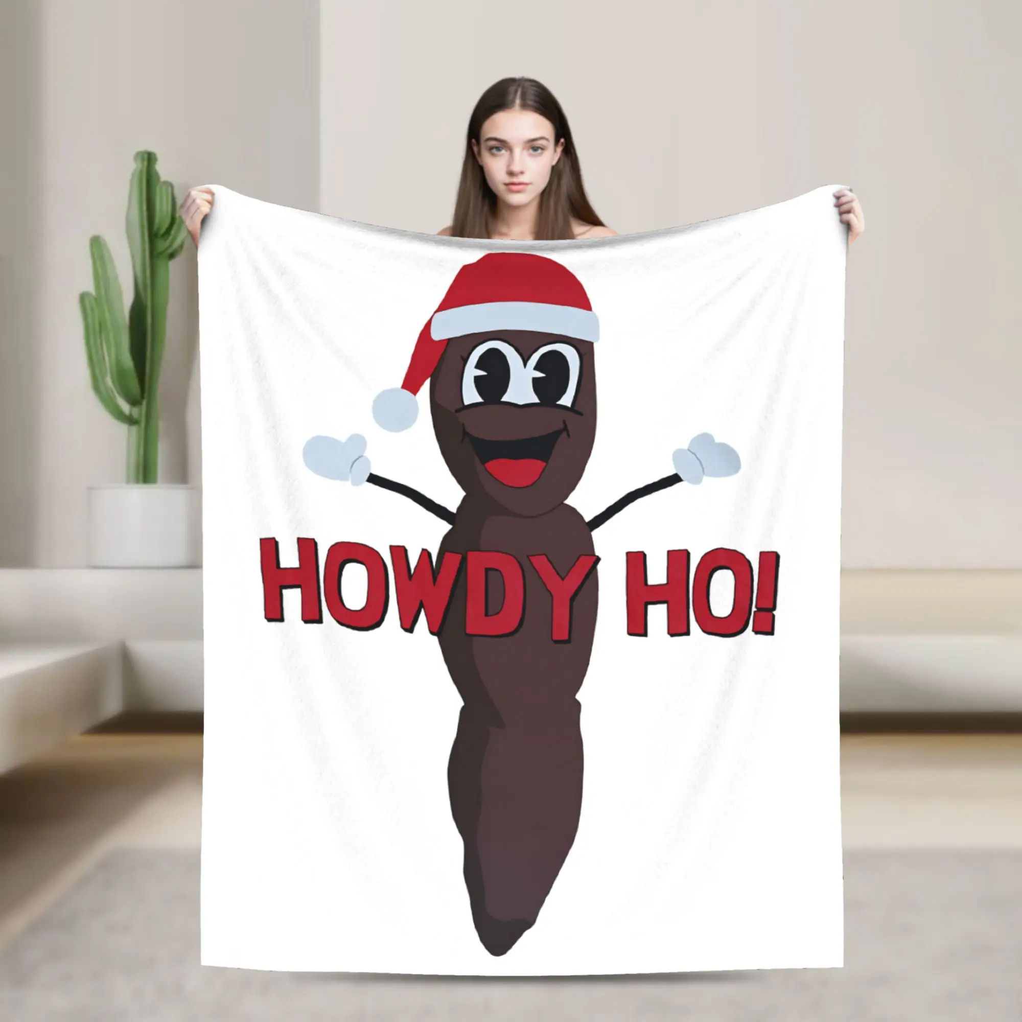 

Mr Hankey Christmas Southparkd Fuzzy Blankets Anime Funny Throw Blanket for Sofa Bedding Lounge 125*100cm Bedspreads