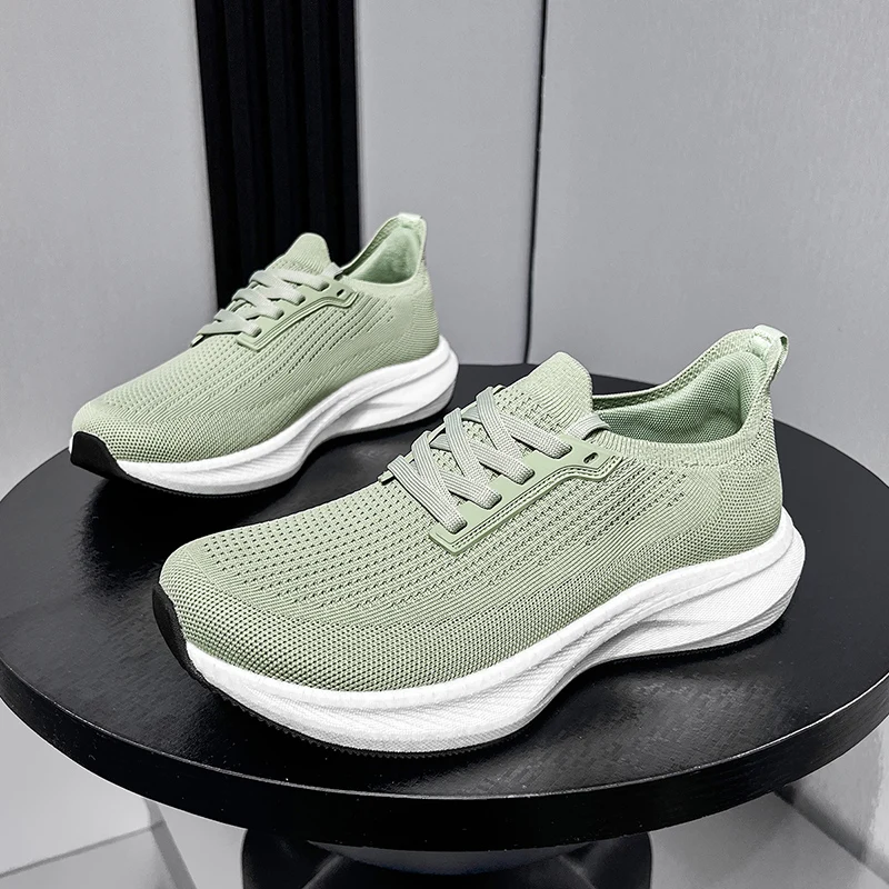 

Men's Shoes Breathable All-match Mesh Shoes Sports Carbon plateShoes Men's All-match Wear-resistant Running Shoes for Men
