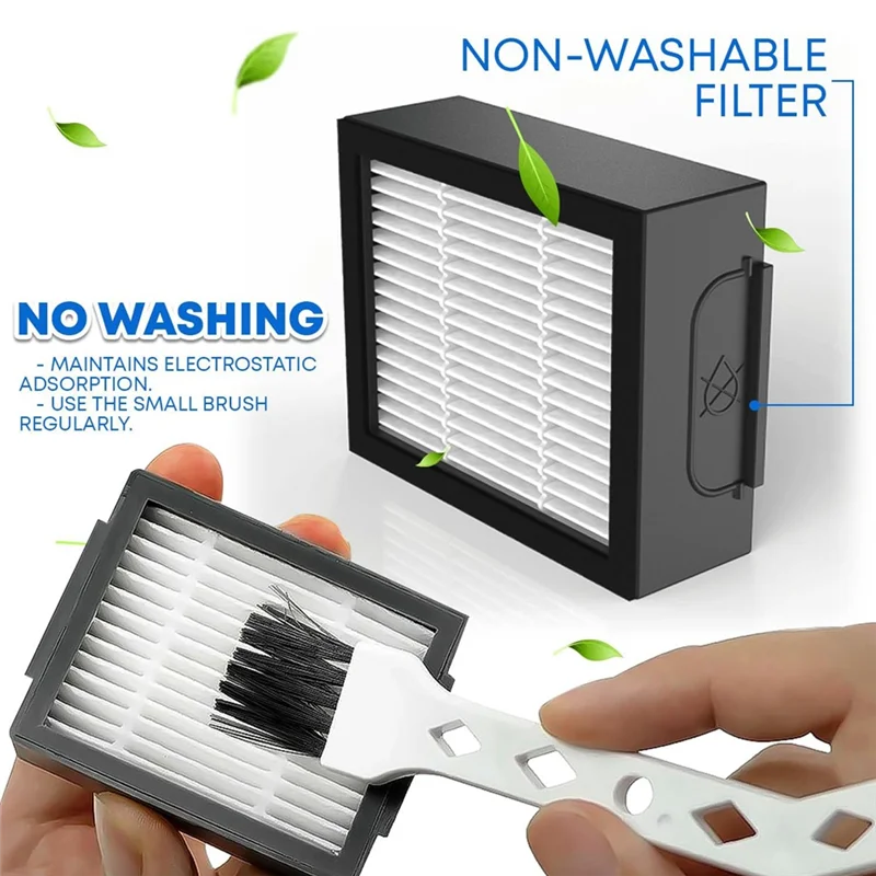 N98R 9-Pack Filter Replacements For Irobot Roomba E, I & J Series, Combo High-Efficiency Filters Replacement Parts