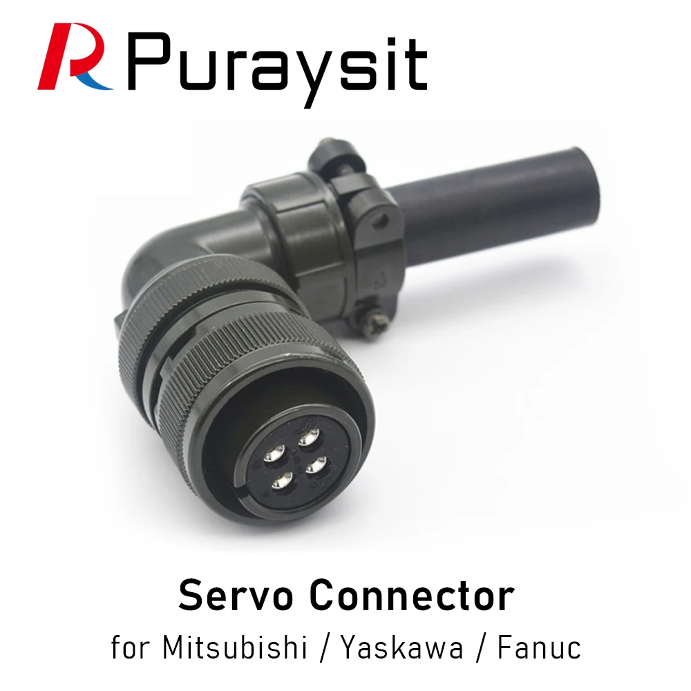 Puraysit Aircraft plug Servo Encoder Connector 3108A/18-10 4 core Motor Head