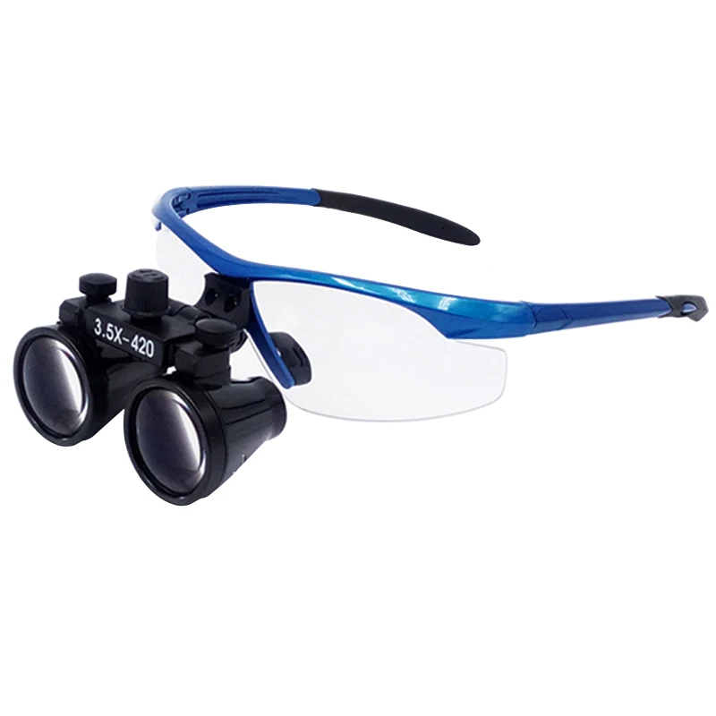 3.5X Times Enlarger Surgical Magnifier Medical Binocular Dental Magnifying Antifogging Optical Glasses Doctor Dentistry Loupe