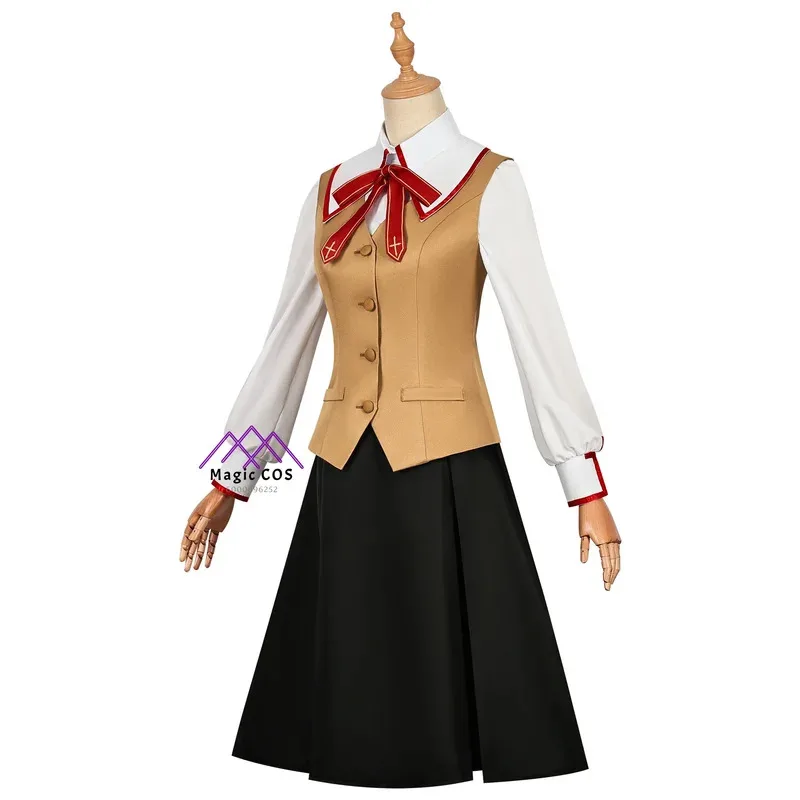 Anime Game FGO Fate/stay Night Tohsaka Rin Cosplay Cos Wig School Uniforms Skirt For Woman Suit Comic-Con Party Christmas Newly