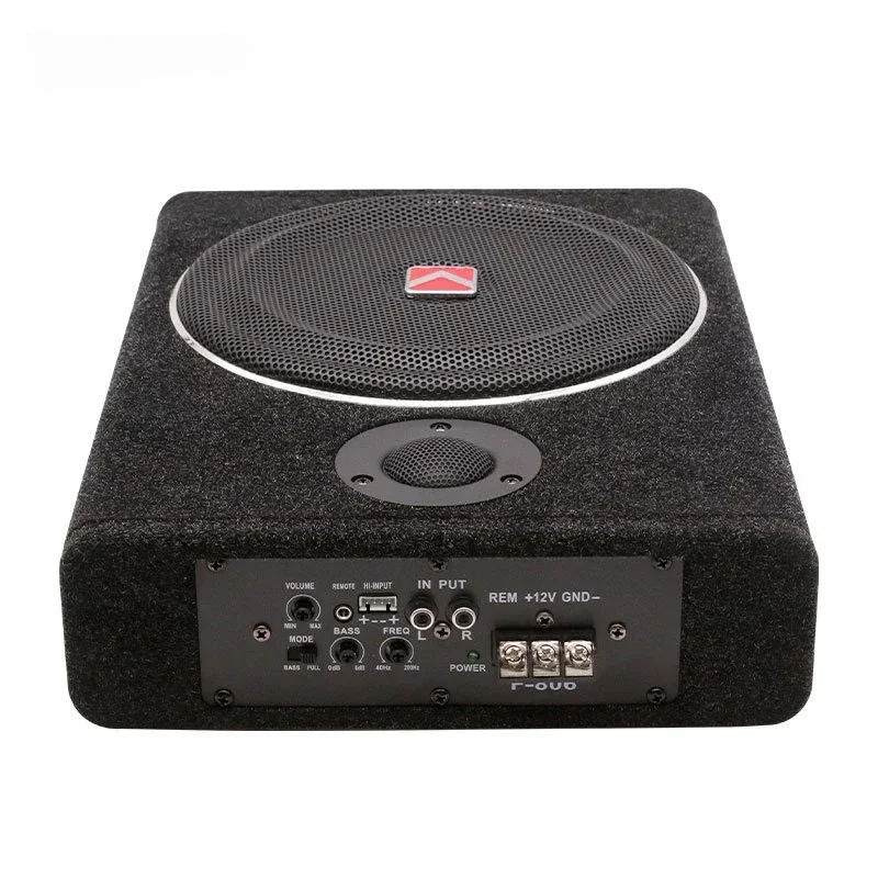 High-power 12V active car audio modified 8-inch car ultra-thin subwoofer