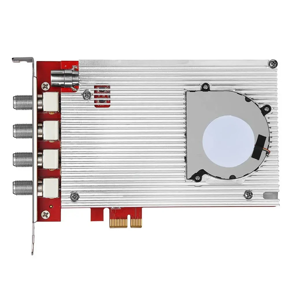 TBS6508 Multi-standard Octa Tuner PCI-E Card DVB-S2 DVB-T2 DVB-C ISDB-T PCIe Receiver for   Servers