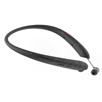 Neckband Headset Waterproof Workout Headphones Bluetooth-Compatible5.0 Noise Canceling Retractable Earbuds for iPhone Samsung LG