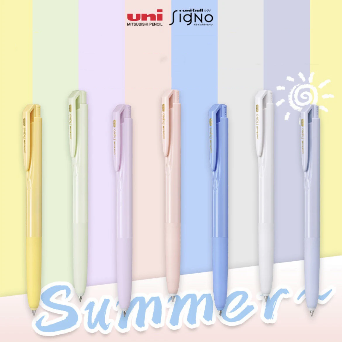 NEW Japan UNI Gel Pen UMN-155NC Trend limite di colore basso smorzamento 0.5mm penna nera inchiostro ad asciugatura rapida forniture per ufficio cancelleria scolastica