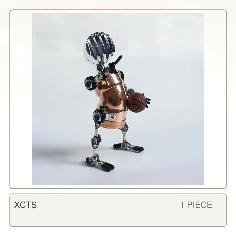 Desktop handmade creative ornaments decoration sports basketball machinery industrial wind steampunk robot