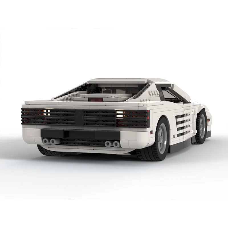 1484 قطعة نموذج سيارة MOC جديد (1:20) Testarossa V12 مدينة الطريق سيارة رياضية الكبار وحدات اللبنات لعبة هدية