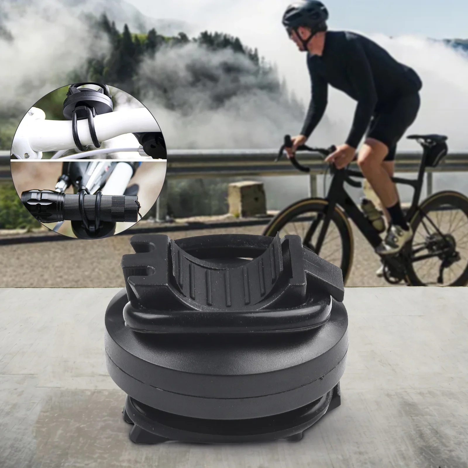 

Bracket Clip Lamp Mount Holder Bicycle Accessories Flashlight Parts Silicone Straps Duable High Quality Particular