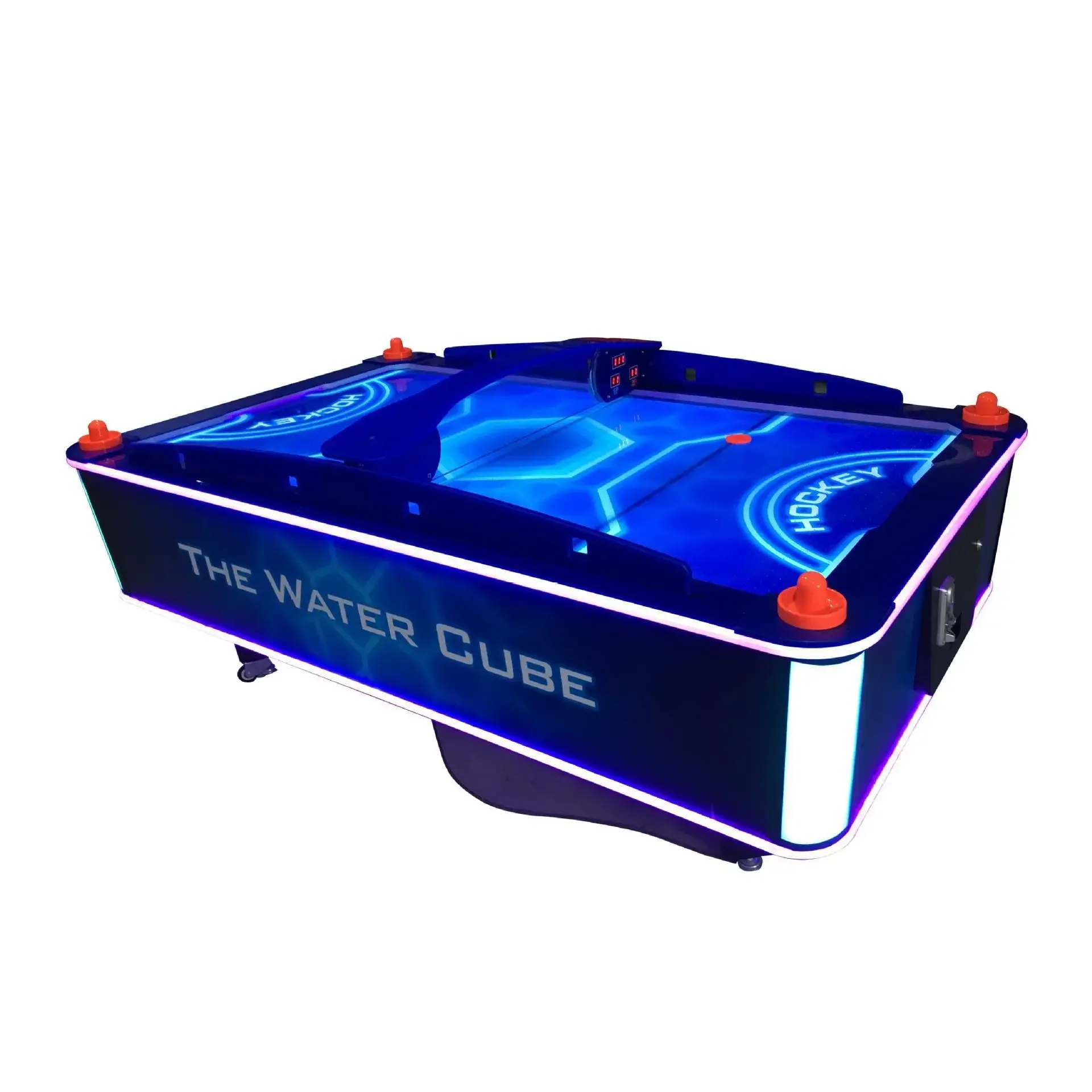 Air Hockey Table Arcade Game Electronic Scoring For Kids Adults Competition Indoor Multifunction Custom Led Football Durable