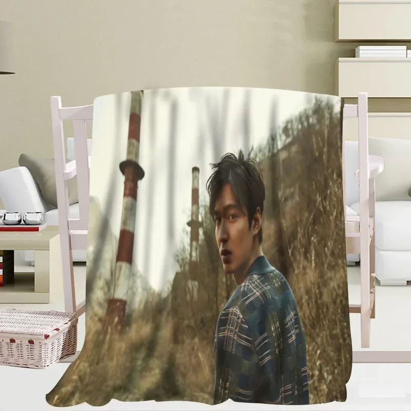 Custom Kpop Lee Min Ho coperta TR/flanella coperta in tessuto in pile decorazione di capodanno confortevole calda camera da letto Super morbida