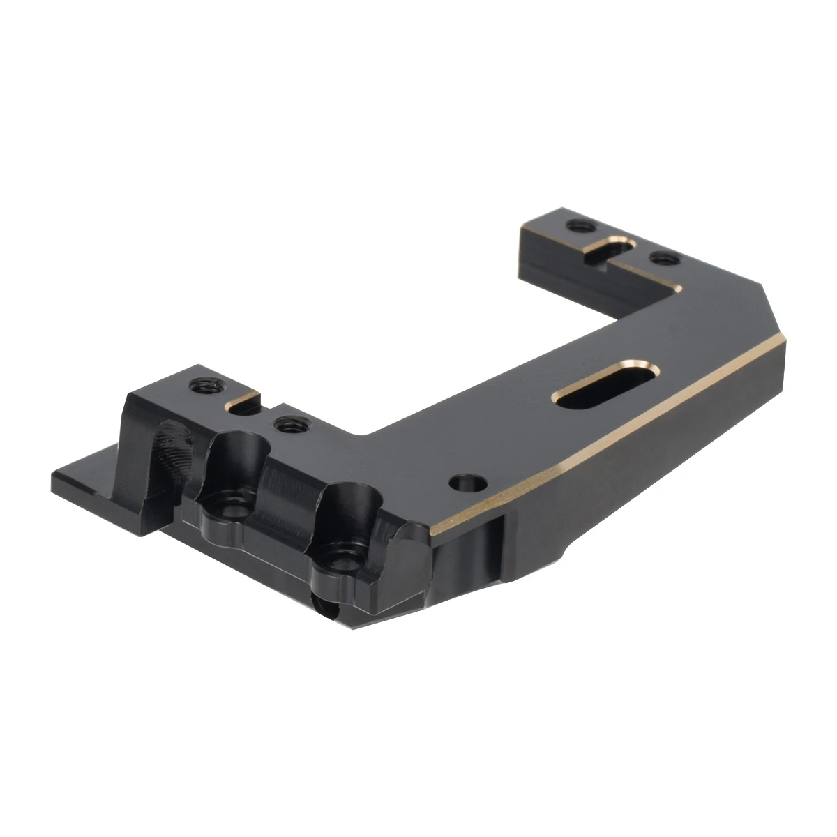 

Сверхмощный черный латунный кронштейн для сервопривода с ЧПУ для 1/10 RC Crawler Vanquish H10 Optic Sparco Yokohama RTR, детали для обновлений