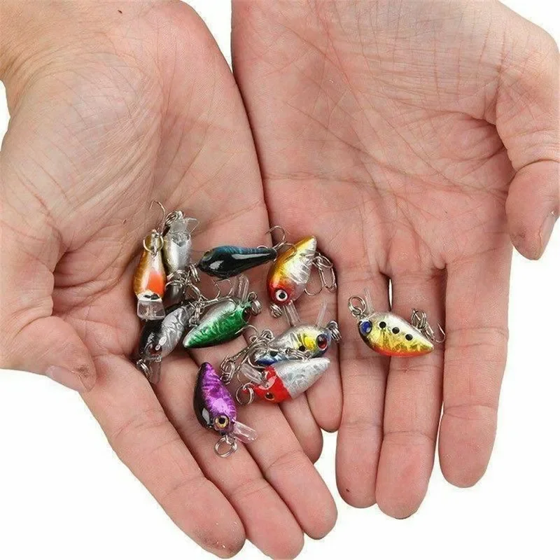 

Minnow Sinking Wobbler Hard Bait 10PCS Fishing Lures Artificial Crankbait Jerk Bait for Carp Bass Fishing Tackle