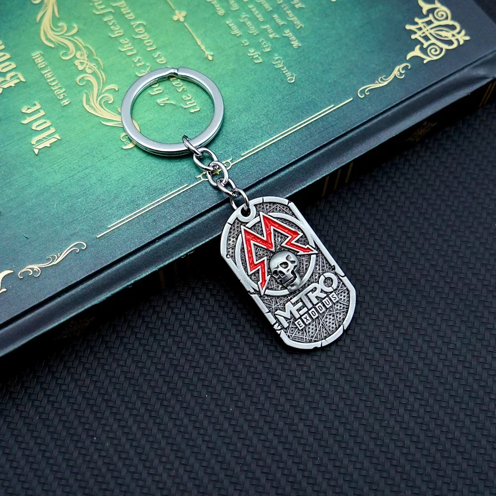 Game Metro 2033 Necklace Dog Tag Metal Necklaces Accessory Jewelry Pendant Chains Choker Collares Gift