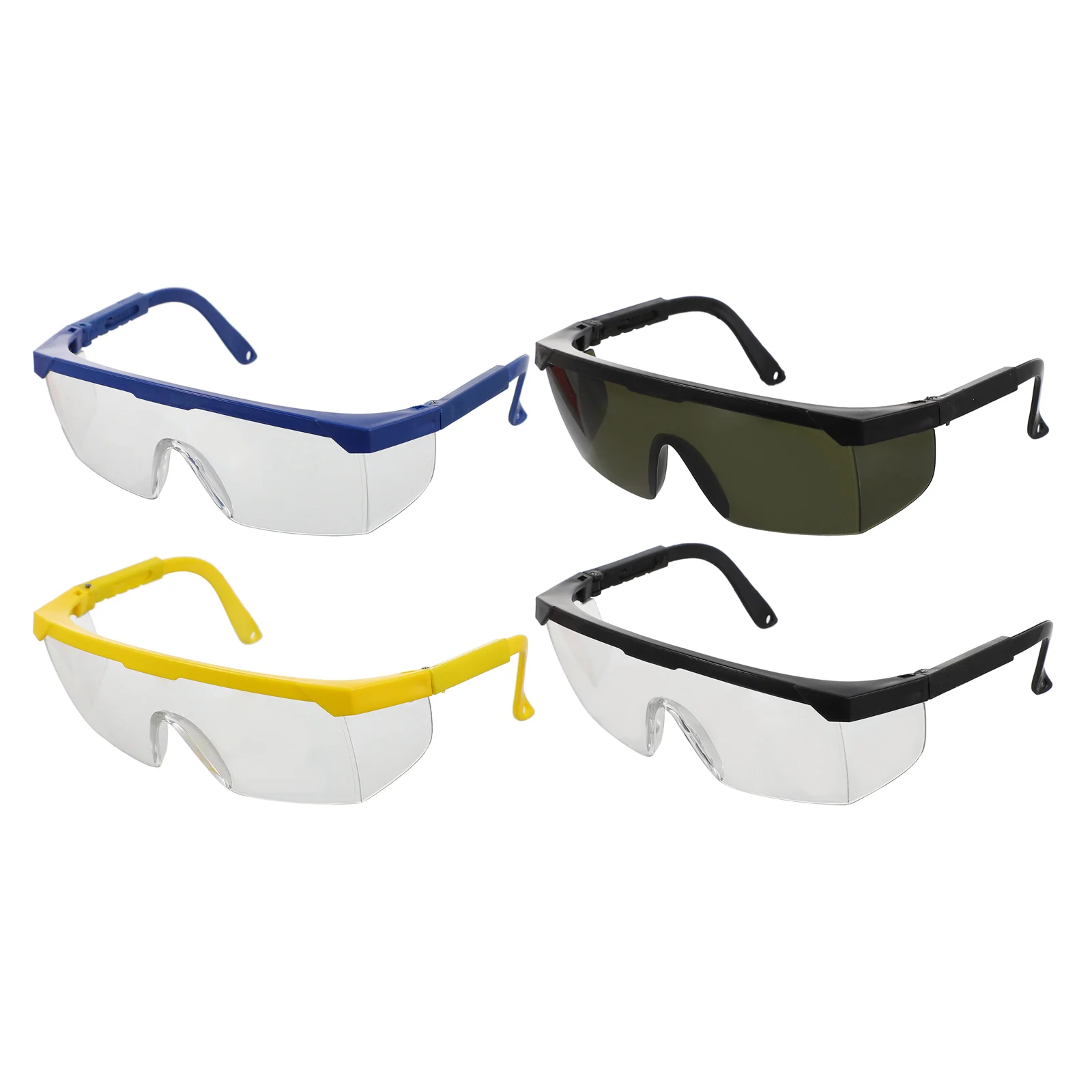 8 Pcs Protection Goggle Windproof Goggles Eyes Protector Splash-proof Laboratory Anti-fog Telescopic Legs