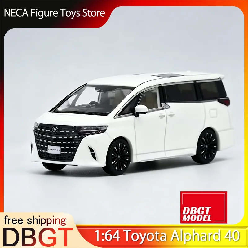 

Модель DBGT 1:64 Toyota Alphard 40 Series, литая под давлением модель автомобиля, 2 цвета на выбор, реплика, игрушка-подарок для взрослых и фанатов, в наличии