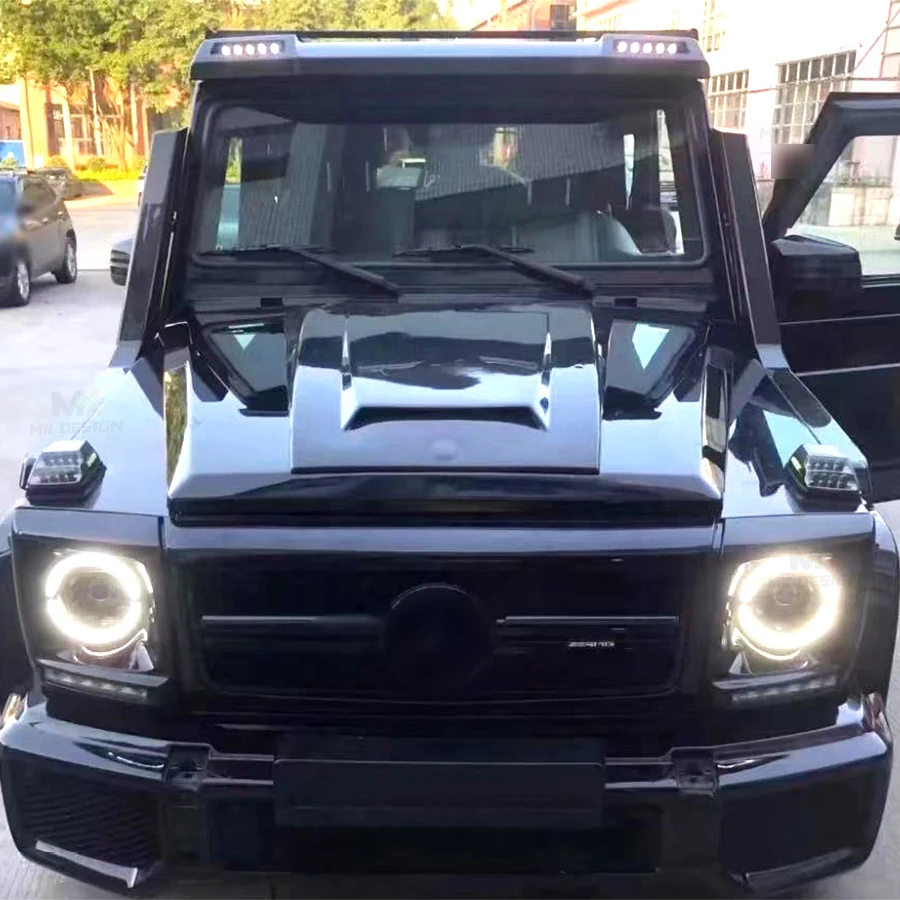 Carbon Fiber Front Engine Bonnet Hood for Mercedes-Benz G-Class W463 G55 G63 G350 G500 2008-2016 Front Hood Vent Cover Body Kit view 6