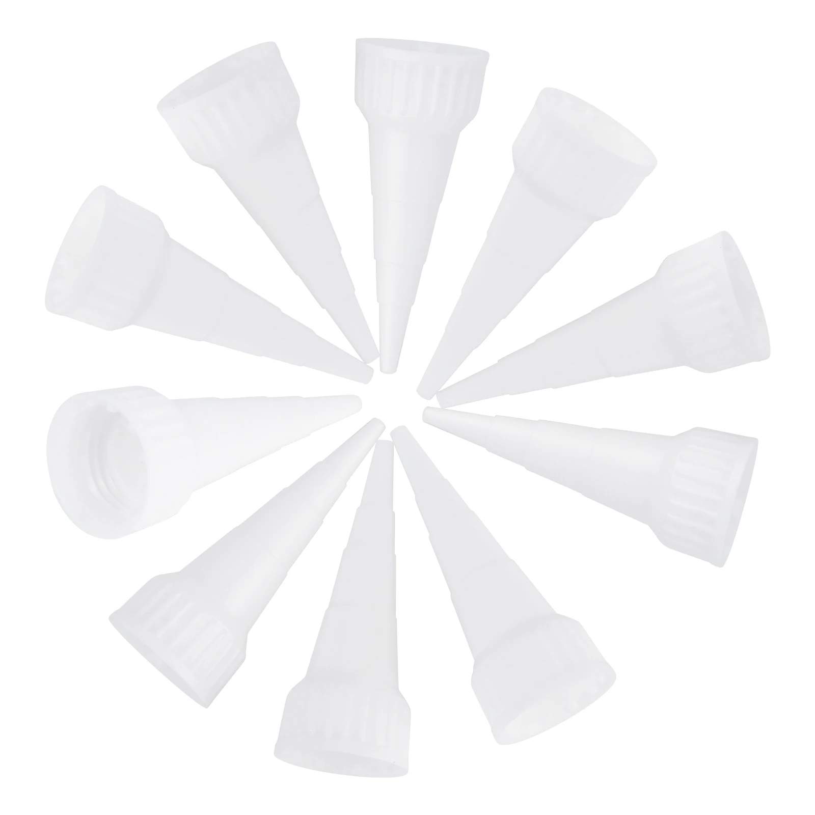 

10pcs Glue Head Applicator Nozzle Tip for 100ml Craft Repair Fine Adhesive Tape Dispenser