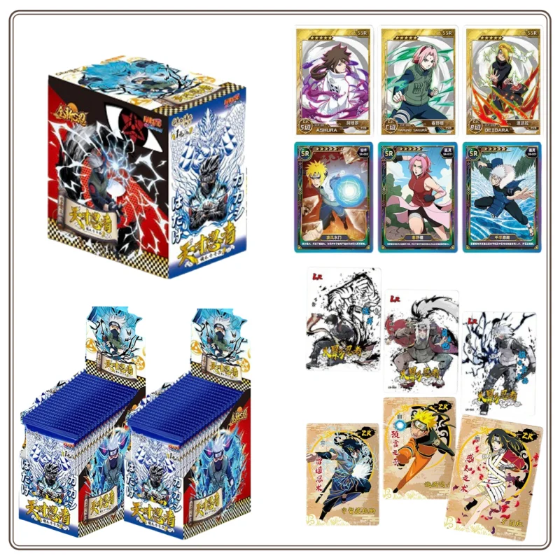 In Stock Genuine NARUTO Card for Children Fantasy Adventure Anime Nohara Movie Collection Rin Hatake Game Collection Card Toys