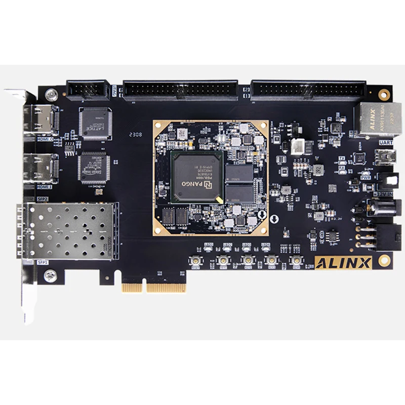 ALINX AXP100B fpga board PANGOMICRO Logos2 pcie fpga xilinx board SFP Evaluation Kit FPGA Dev Board with Pango Logos2