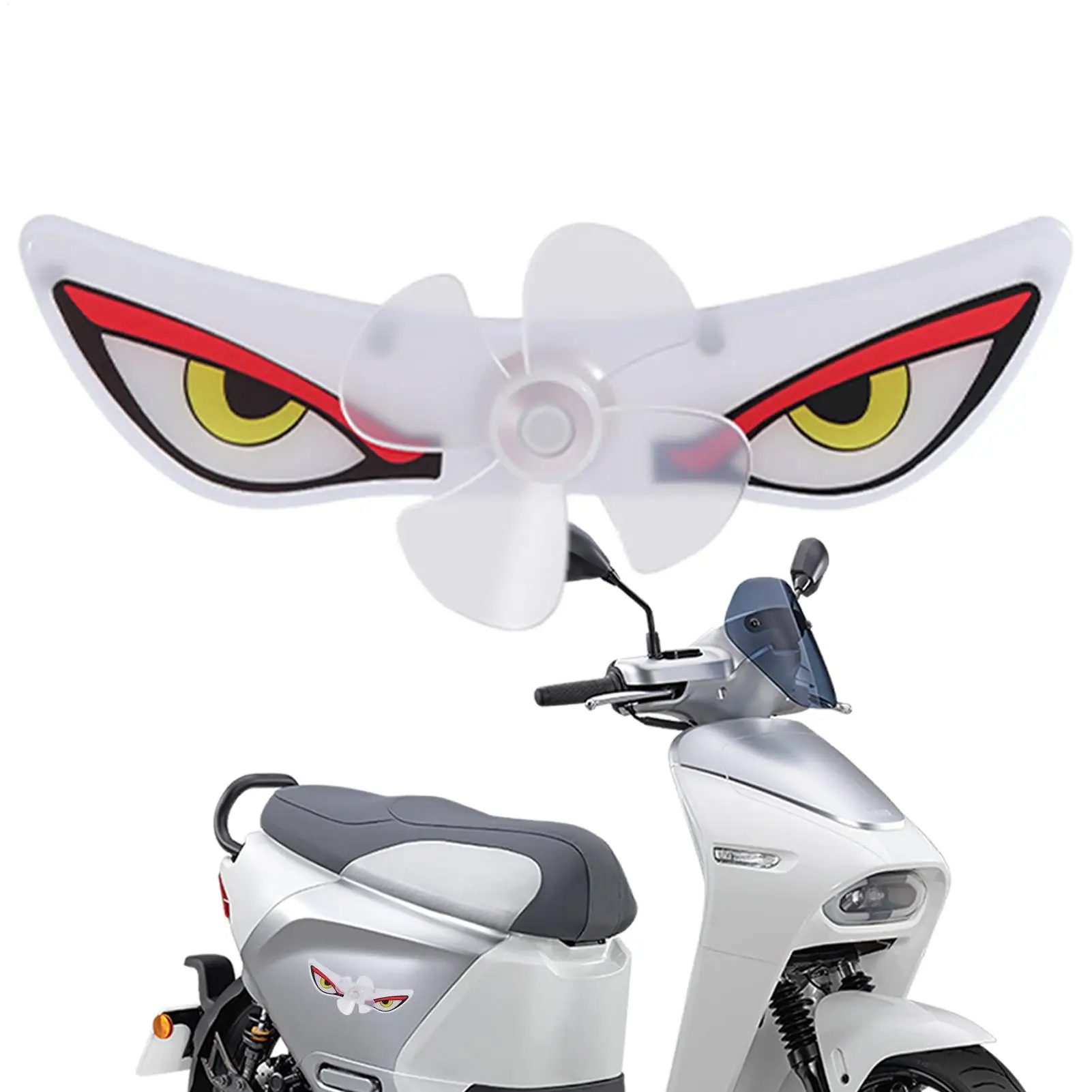 Motorcycle Eye Lights Wind Powered Auto Lighting Dynamic Car Ambient Light for Driver Rider Motorcyclist Modifier Group Ride