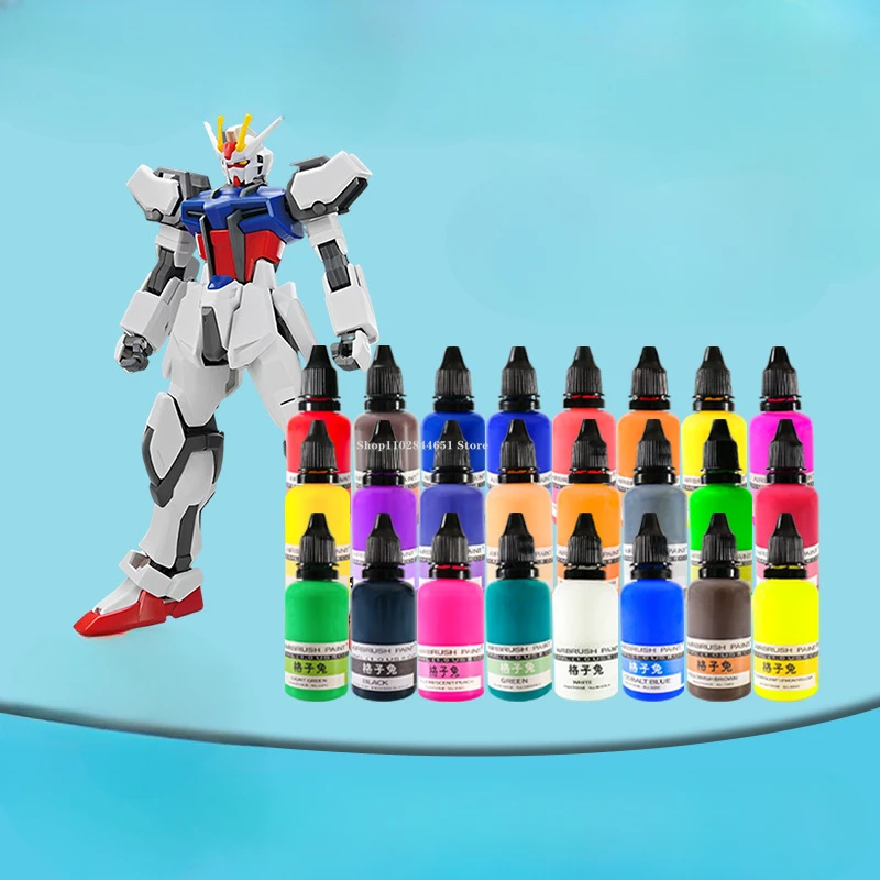 24 Color Eco-friendly Water-based Paint Set DIY Children's Painting Graffiti/manual Model/toy Decoration Fill Coloring Materials