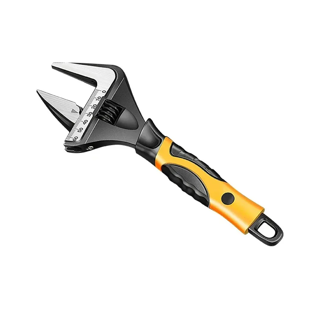 

CR-V Adjustable Wrench High Quality Plumbing Repair Tool Universal Spanner High Hardness Large Opening Bathroom Wrench House