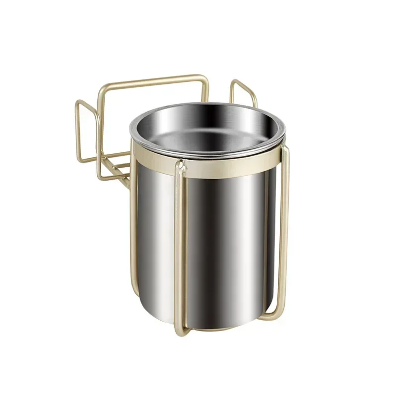 Ashtrays Wall Mounted Cigarettes Weed Ashtrays Waterproof Cigarette Bin Ashtray with Storage Grid for Home Bedroom Toilet