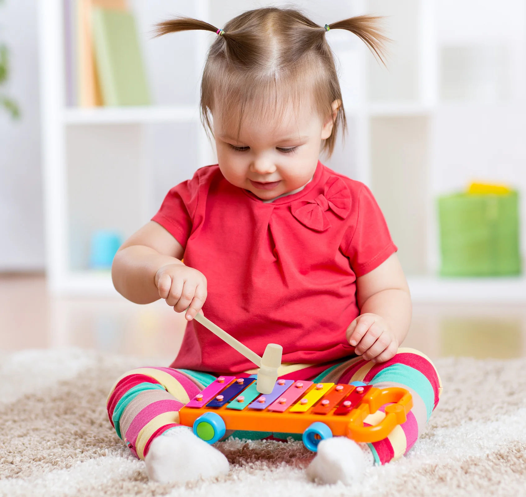 Mini marteau en bois massif, 20 pièces, ensemble de jeu éducatif pour bébé, cadeau de développement musculaire pour garçons et filles