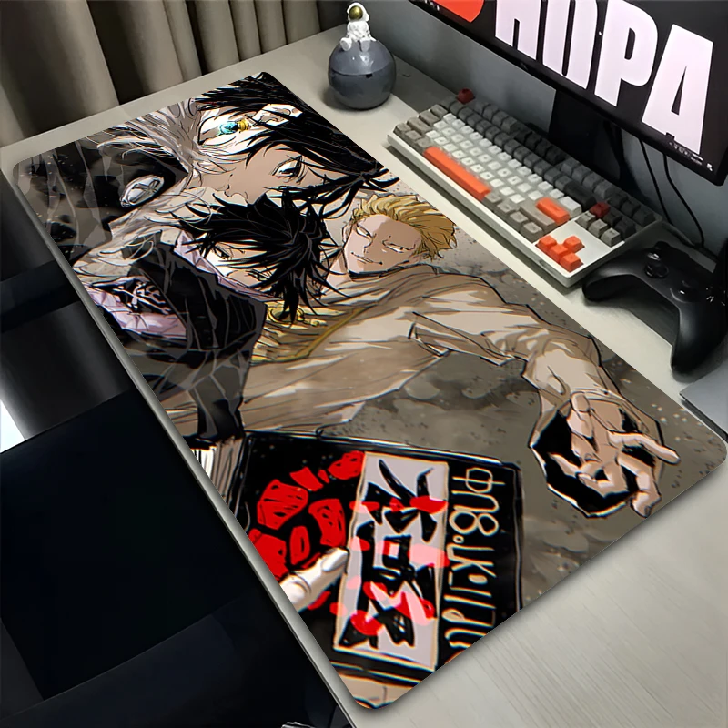 Mouse Pad Cool anime Desk Mat H-hunter x H-hunter Chrollo Gaming Mouse Mat Keyboard Pad Gamer Rug Office Mousepad Home Table Pad