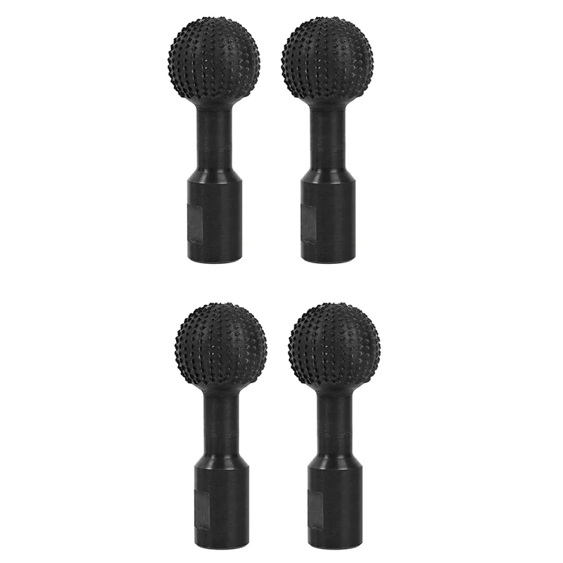 

BAAG-4 Pcs Sphere Rotary Burr With 5/8-11 Threads For 4 1/2 And 5 Inch Angle Grinder Ball Gouge Angle Grinder Attachments