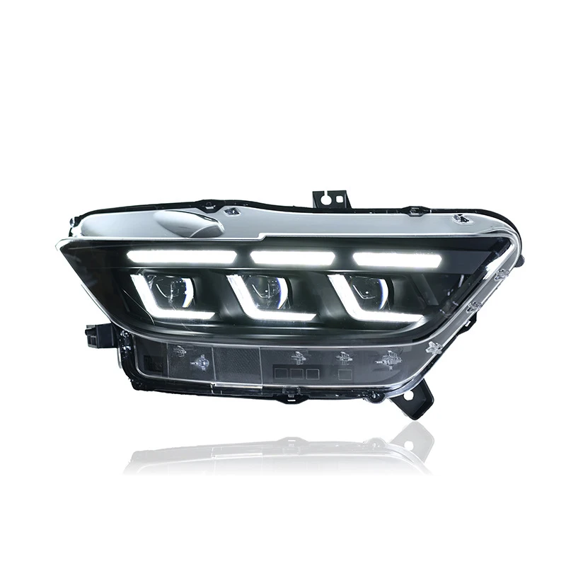 

Подходит для модификации фар Ford Mustang 2015-2017 годов выпуска с новыми светодиодными линзами и дневными ходовыми огнями.