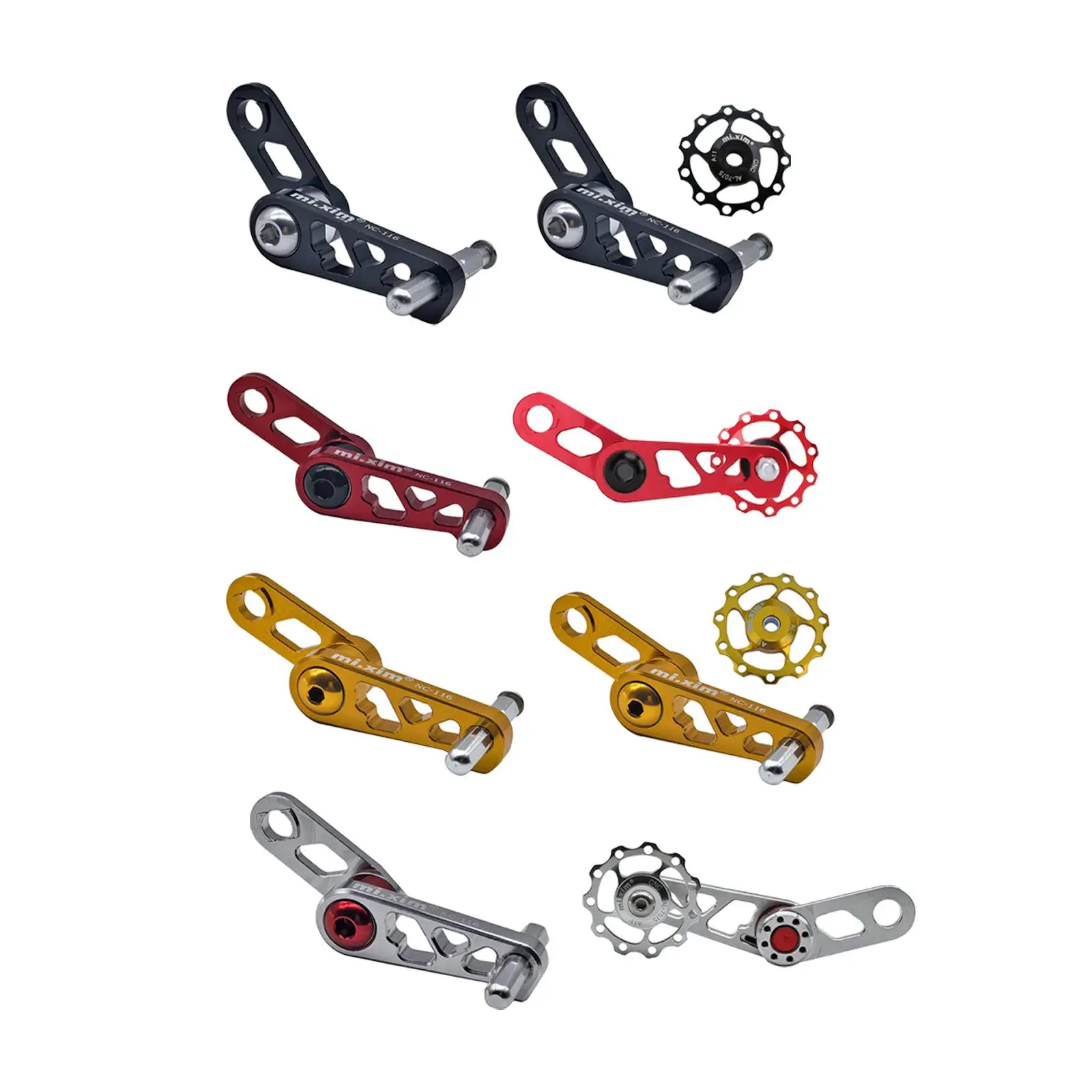 Bike Chain Tensioner Cycling Parts for Single Speed Bike Replacement Bike Chain Stabilizer Bicycle Chain Tensioner for Riding