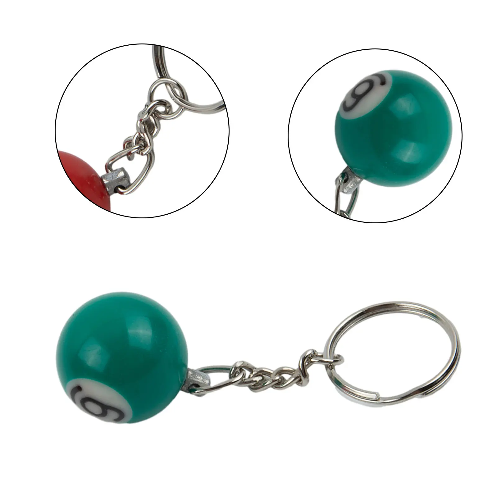 Part KeyChain Professional Resin Snooker Snooker Cue Accessories Ball Key Beautiful Billiard Ball Easy To Wear Useful New