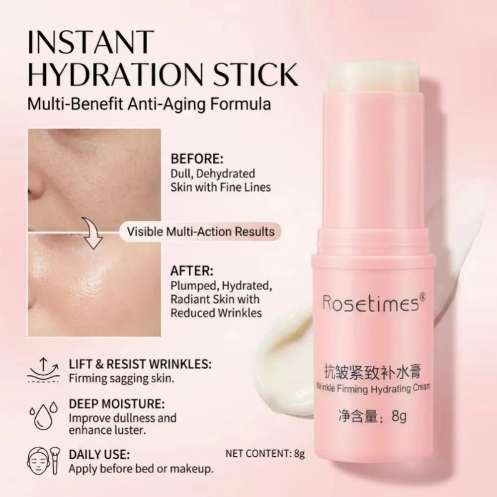 Bounce-Back Moisturizing Wrinkle Multi Balm Stick Anti-Aging Firming Lifting Face Cream Skin Brightening Hydrating K-Beauty