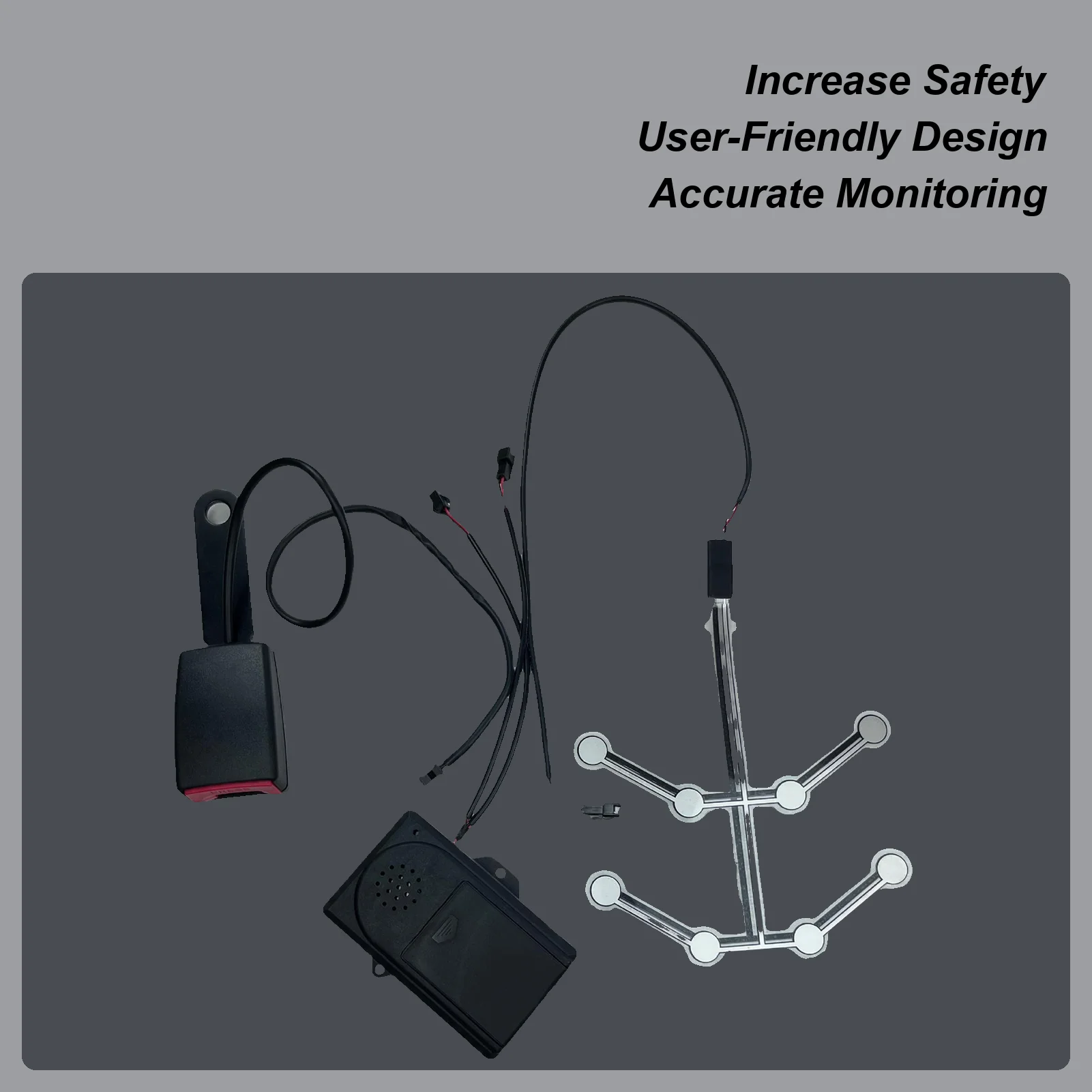 

Seat Pressure Sensor Seat Belt Reminder Occupancy Detection Warning Reminder Safety Alarm For Bus Automotive Massage Chair Truck