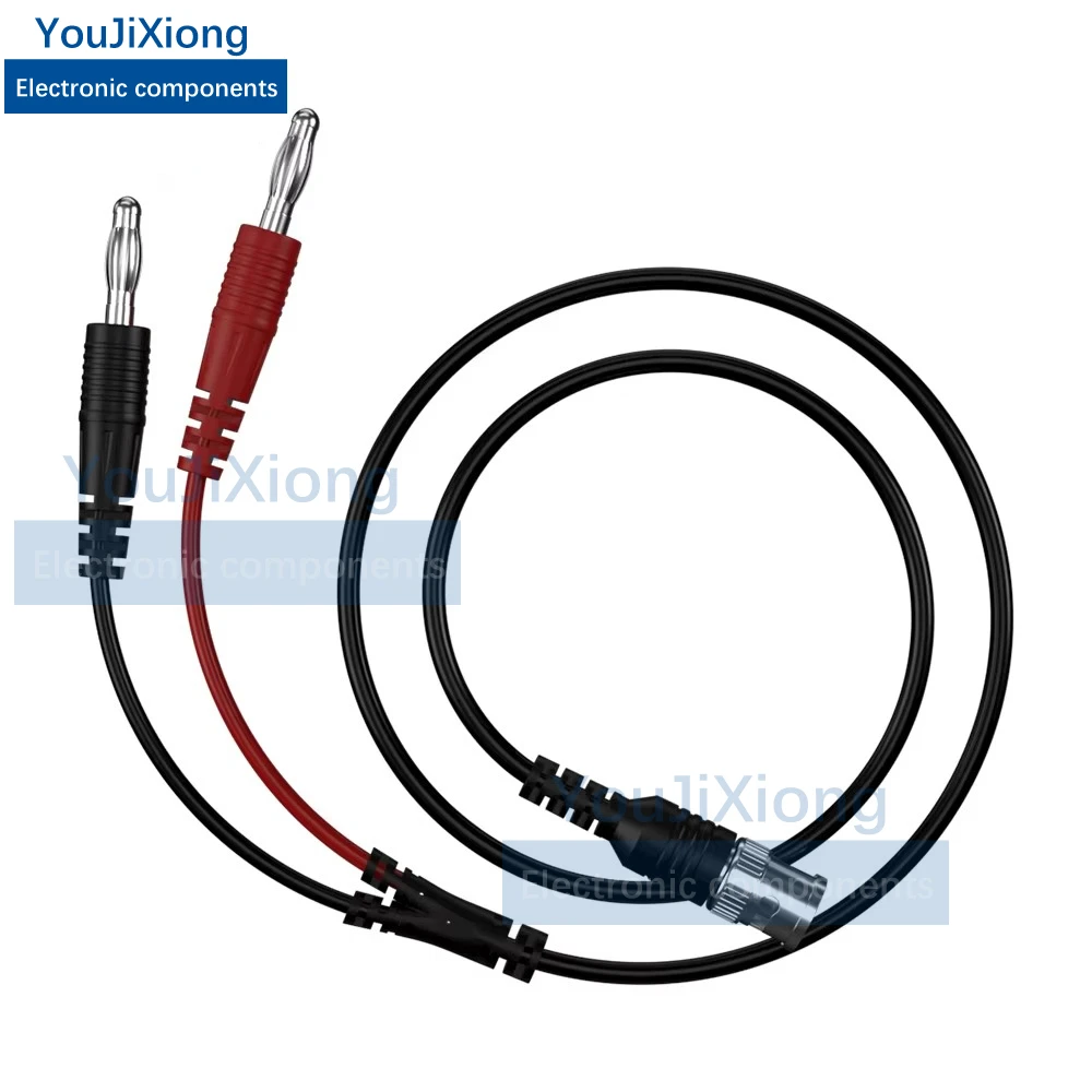 

Insulated BNC Male To 4mm Banana Plug Low Loss Coaxial Cable Test Lead Connector for Oscilloscopes