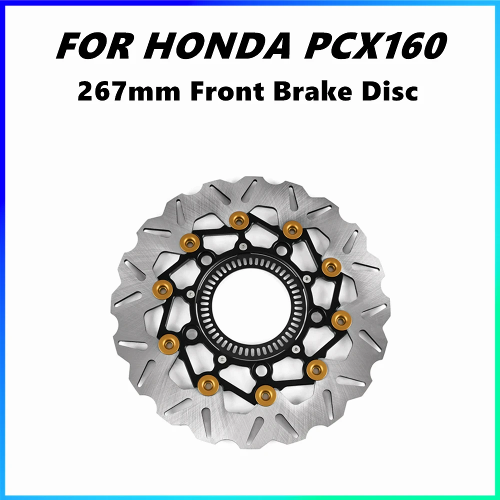 

Motorcycle Front Brake Disc Rotor For Honda PCX160 modification Floating disc brake 267MM 2023-2025
