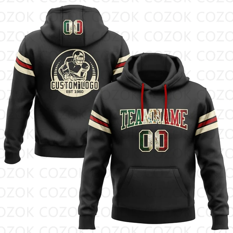 Customized Hoodies Black Red Yellow Colour Jersey 3D Printed  Unisex Pullovers Hoodie Casual Sweatshirts