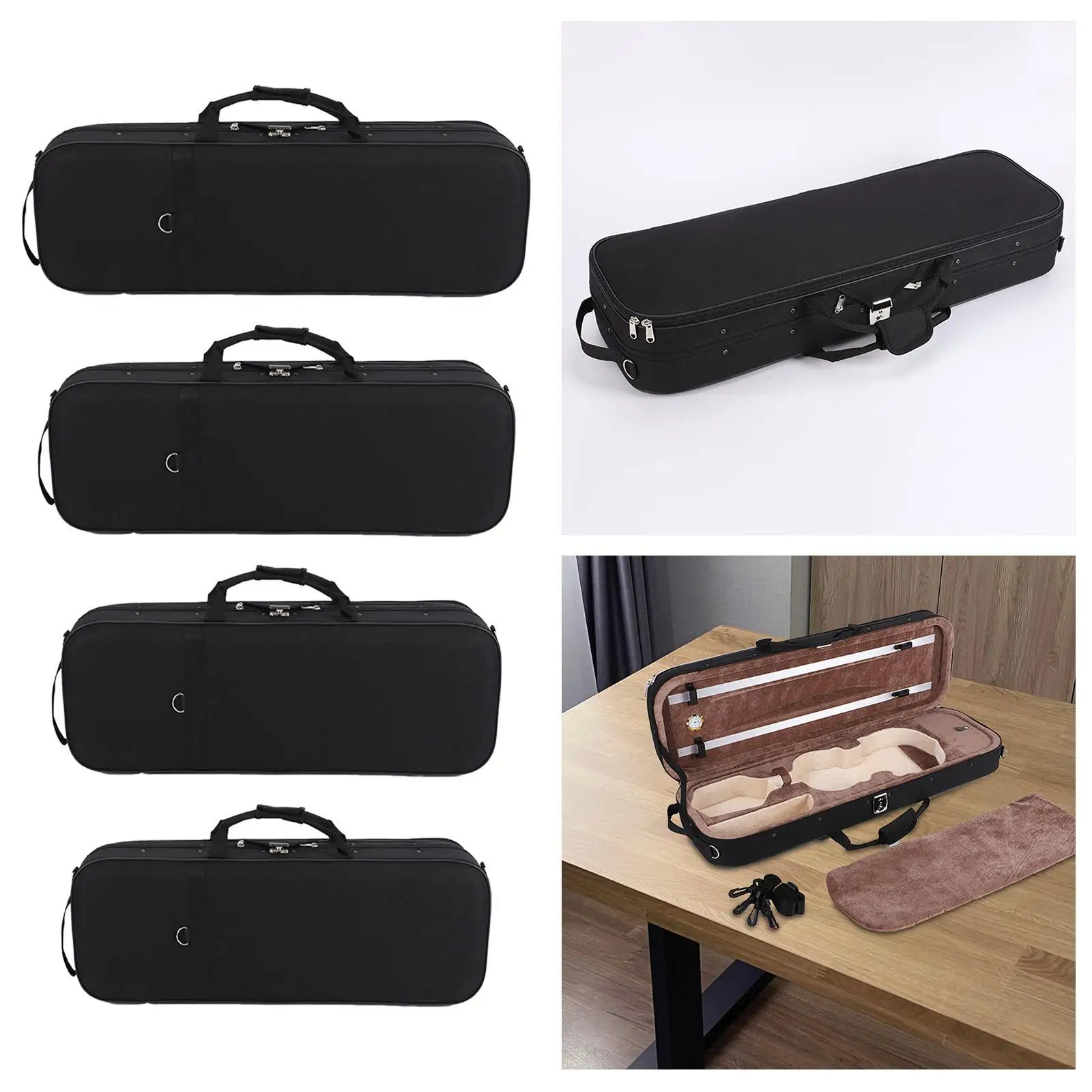 

Кейс для скрипки с гигрометром и регулируемыми функциями переноски