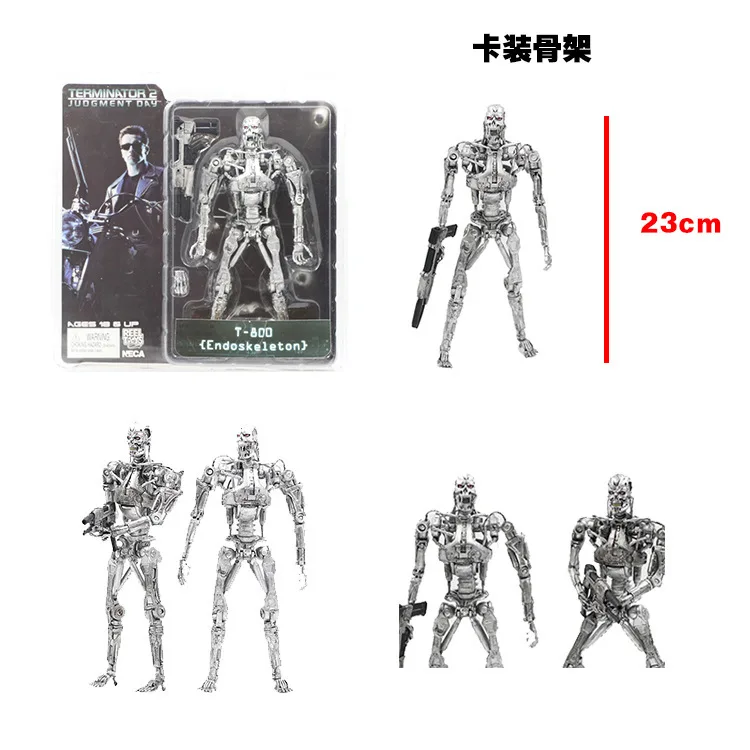 En caja Terminator Genisys T-800 Guardian Endoskeleton figura de acción modelo juguete para regalo para colección