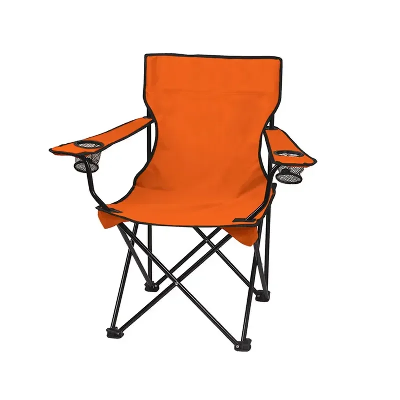 for Customizable Color Logo Steel Outdoor Portable Picnic Chair Foldable Beach Chair Folding Camping Chair