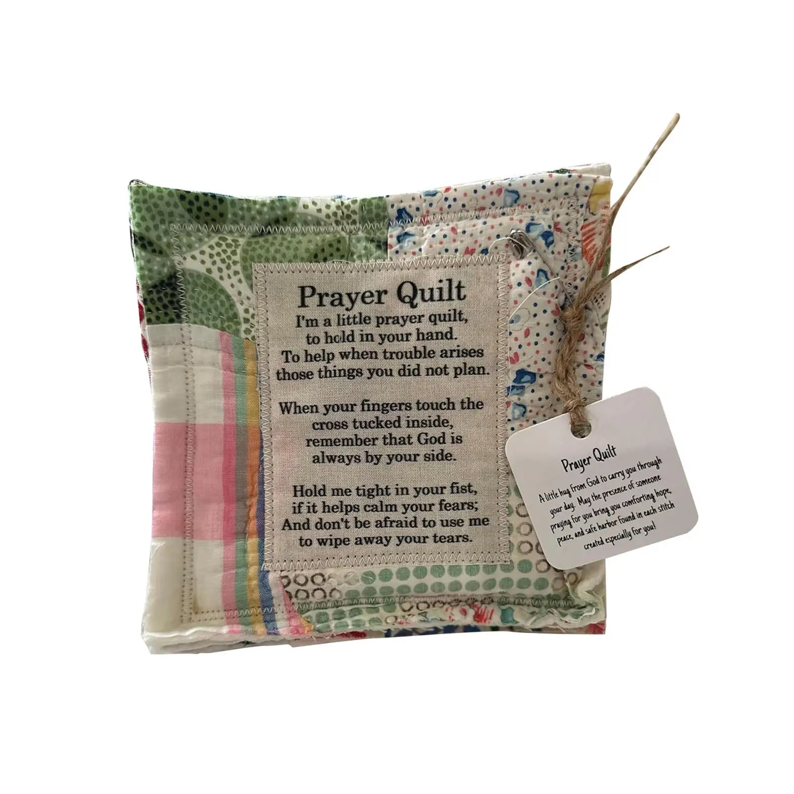 Prayer Quilt with Cross Inside Sew Quilt Christmas Prayer Quilt for Women Men