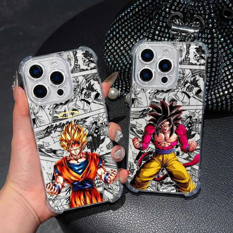Case For Samsung Galaxy A17 A27 A37 A57 A07 A56 A26 A36 A06 A16 A55 A35 A25 A15 A05 A54 A52 A34 Cover Dragons Gokus Balls Super