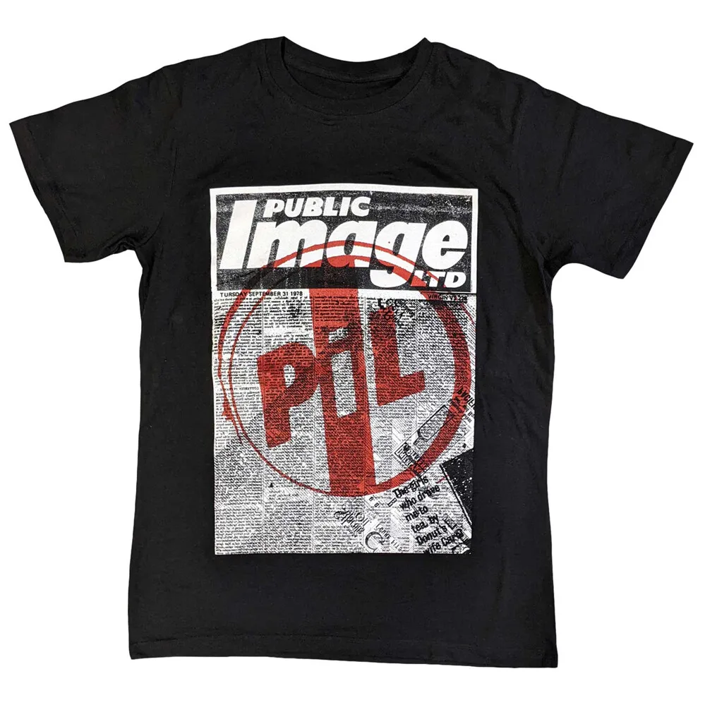 

Public Image Ltd-Pil-Poster- Black T-shirt