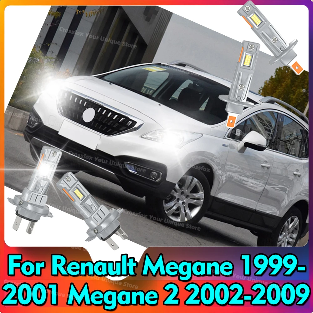 

2/4x High Low Beam Headlight Bulbs 30000LM LED Lamps For Renault Megane 1999 2000 2001 2002 2003 2004 2005 2006 2007 2008 2009