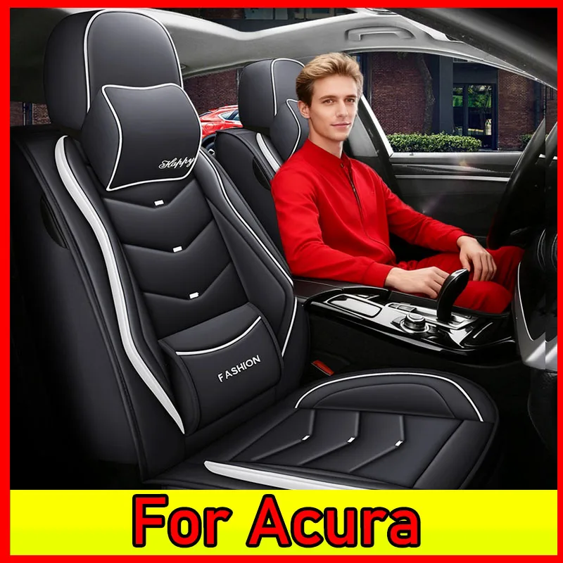 

For Acura 5-Seat Full-Set Car Seat Covers – Full-Wrap, Headrest & Waist Support for All-Round Comfort